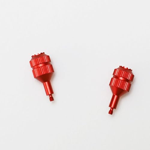 Miniatura 6 de CAPART Palillos de aluminio para DJI FPV RC 2 y DJI RC Pro Controller, joysticks reemplazo Thumb Rocker (rojo)
