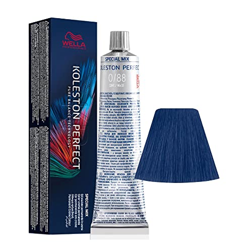 WELLA Koleston Perfect Me + 0/88, azul intenso, 60 mililitros