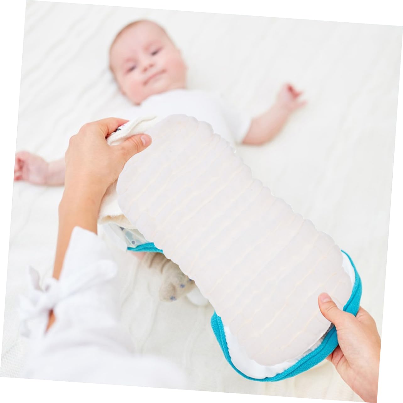 Wakauto Newborn Diaper Inserts 8 Pack Reusable Diaper Liners Cotton for Newborns Infants