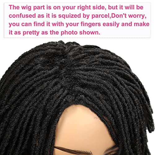 Wignee Short Dreadlock Wig Braided Wigs For Black Women Short Afro Dreadlock Wigs For Black Women And Men #TOP5