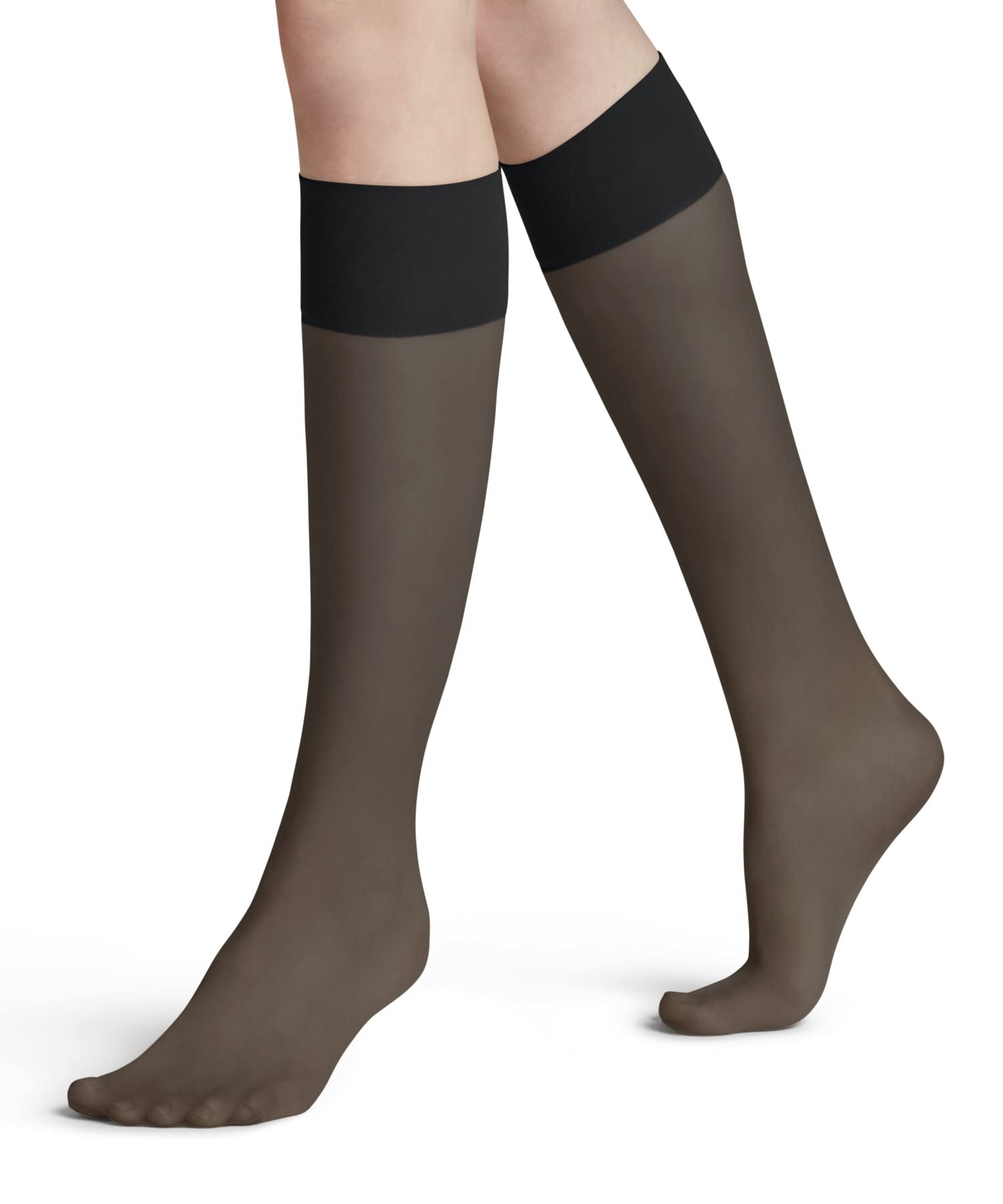 Women's Pure Matt 20 Denier Knee-High Socks, Matte, Casual or Dress, Fine Sheer Transparent, Sustainable Nylon