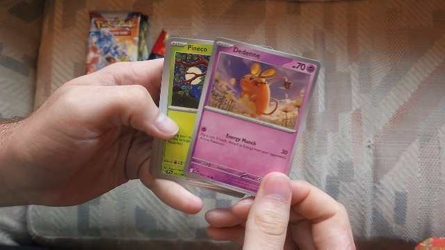 Watch Opening Pokemon TCG Scarlet and Violet Packs cards on Amazon Live