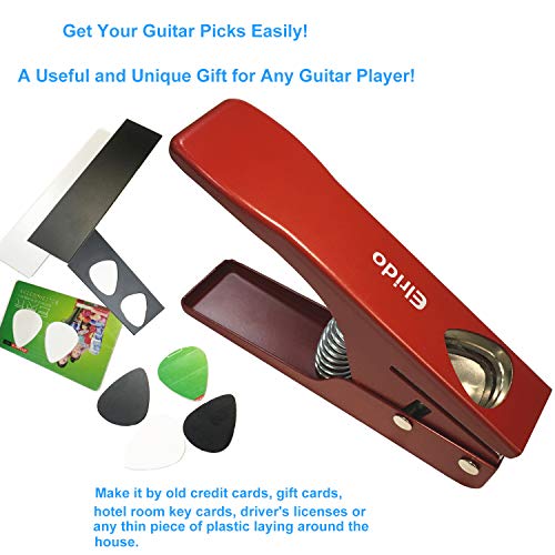Elrido DIY Médiators de guitare pour faire vos médiators de guitare sans fin avec 2 bandes de médiators et support de… - Les Beatles, Paul McCartney, John Lennon, RIngo Starr, George Harrison Elrido DIY Médiators de guitare pour faire vos médiators de guitare sans fin avec 2 bandes de médiators et support de… – Image 4