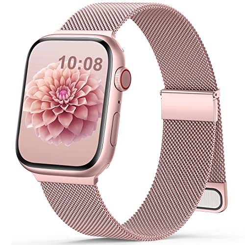Bracelet magnétique en acier inoxydable pour Apple Watch Series 8 SE Ultra