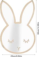 Vista 2 de Espejo acrílico 3D con forma de nube, calcomanía decorativa de acrílico nórdico para pared, decoración del hogar, decoración del hogar, calcomanías