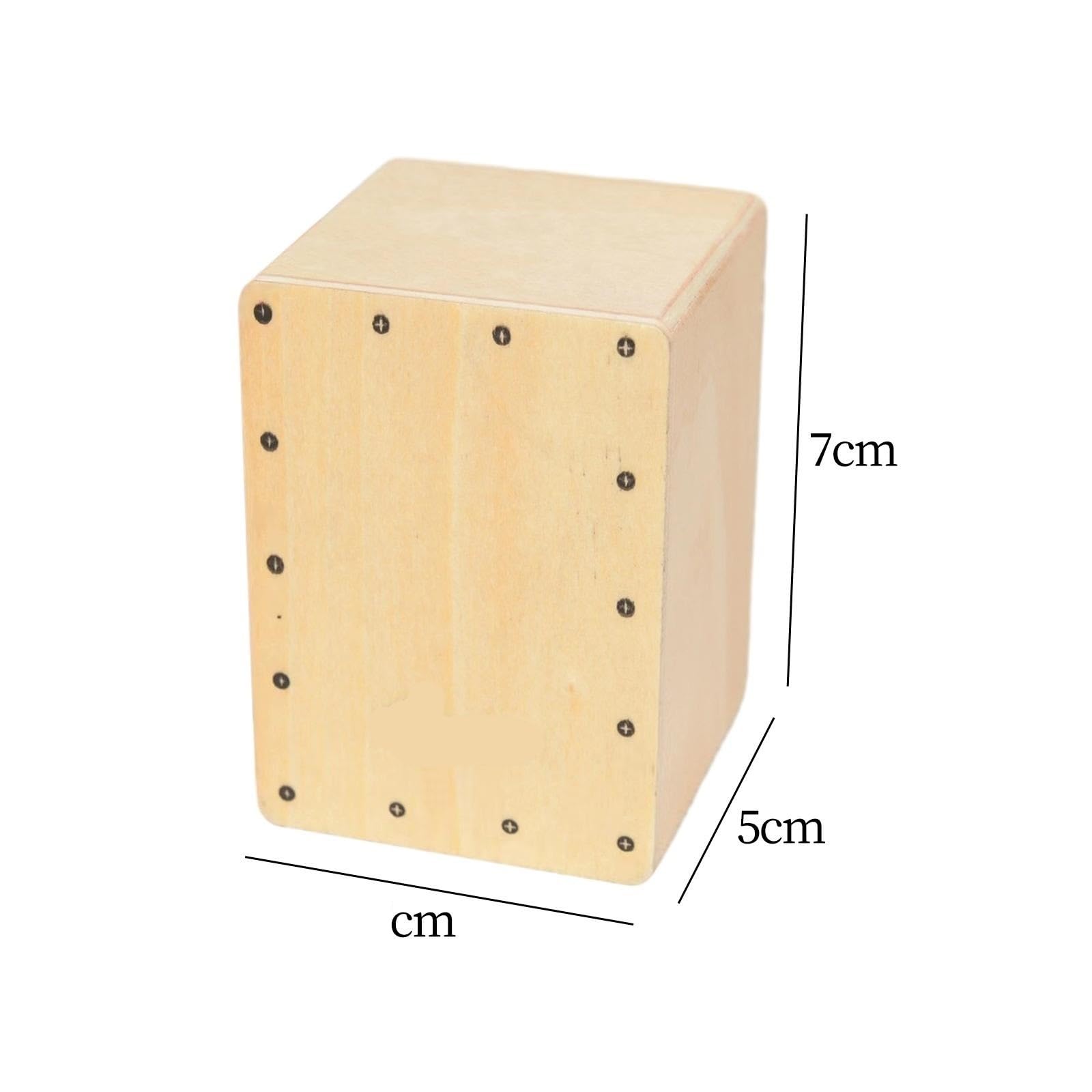 Cajon Box Drum 1 pz Cajon da viaggio, tamburo portatile, strumento a percussione in legno compatto for feste, spettacoli sul palco a casa(Wood)