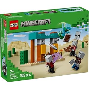 Amazon.co.jp - レゴ® マインクラフト 邪悪な村人の砂漠パトロール 21267