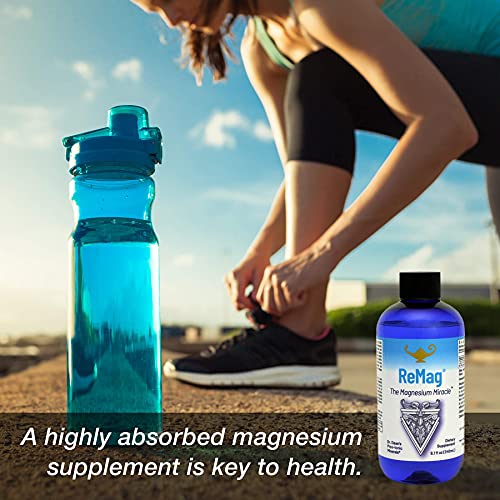 Rna Reset - Remag High Absorption Magnesium Liquid, Remyte Mineral Solution, 12 Minerals Including Iodine, Selenium, Zinc, Magnesium, Boron, 240 Ml Each - By Dr. Carolyn Dean #TOP6