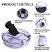 AIERSA 2Pcs Lid Replacement for Stanley Quencher Cup 40 oz Tumbler with Handle, Flip Spill Stopper Lid, Spillproof, Dustproof, Stanley Cup Accessories