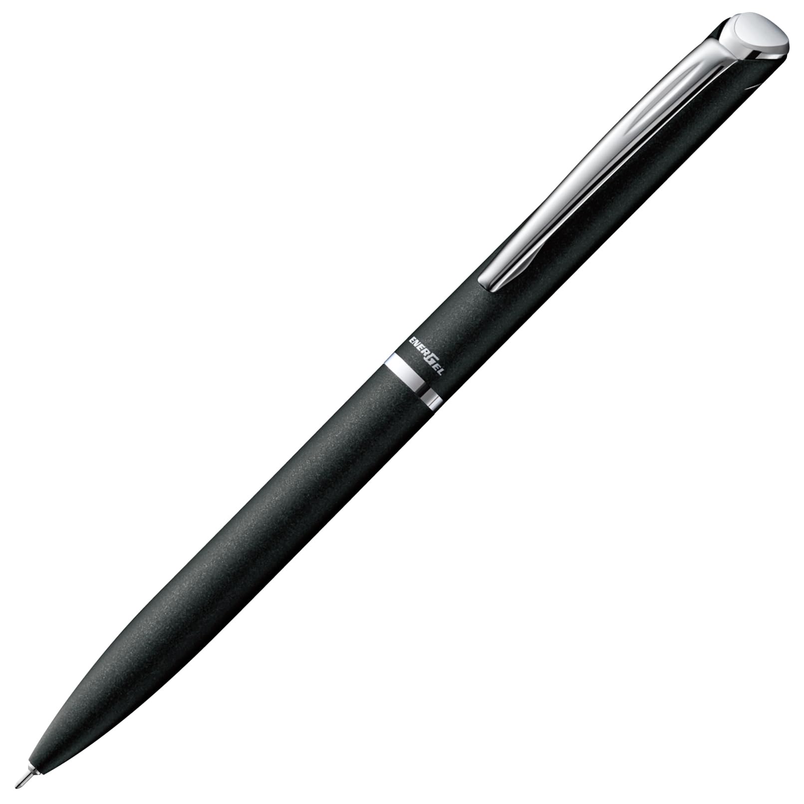 Pentel Gel Ink Ballpoint Pen, EnerGel, Calligraphy, 0.5mm, Black Body, BLN2005A (Black) : Office Products