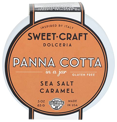 Sweetaly Dolceria Rfg Panna Cotta, Sea Salted Caramel, 3 Oz #TOP29