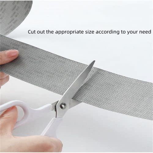 Flyzzz Window Screen Repair Kit Tape Extra Wide 4''X16.4' Grey Adhesive & Waterproof 3-Layer Fiberglass Fix For Screen Door And Window Screen #TOP4
