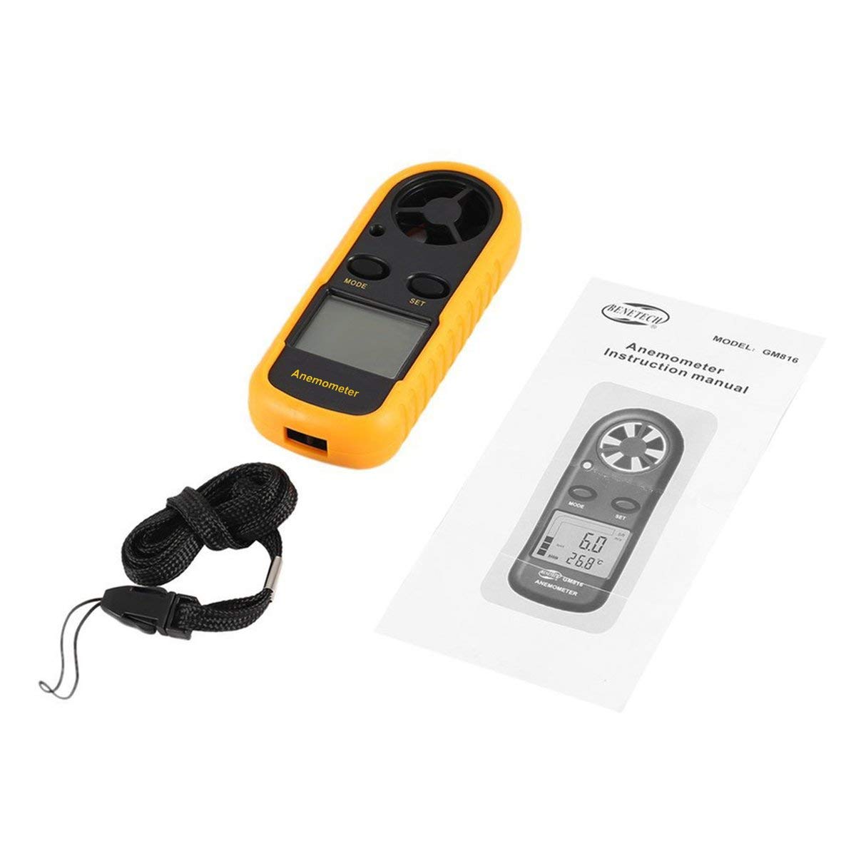 Buy Digital Anemometer, Gm816 Digital Anemometer Thermometer