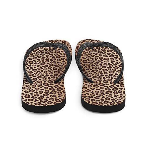 Chanclas cómodas unisex con diseño de leopardo para playa y piscina 3