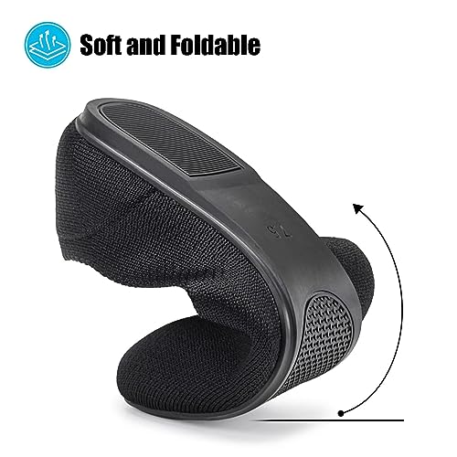 Optigard Women's Knitted Mesh Flat Shoes Round Toe Slip on Comfortable Dressy Ballet Flats Casual Soft Walking Work Shoes4