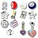 USA Beads and Charms for European Style Charm Bracelets - Independence Day