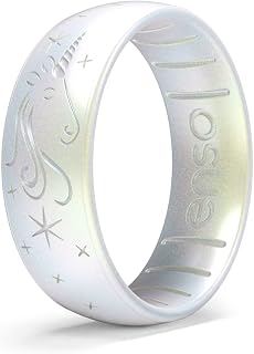 Enso Rings クラシックレジェンドシリコンリング 米国製 超快適 通気性 安全なシリコンリング 男女兼用 シリコン結婚指輪