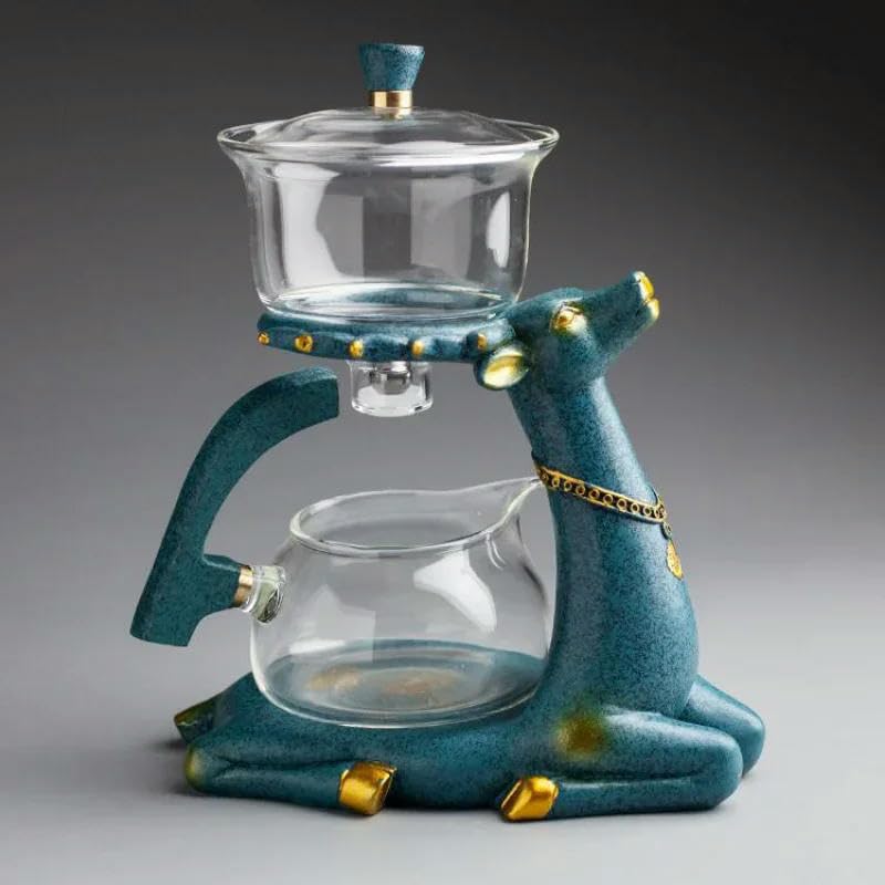 RAEF Deviazione Magnetica dell'Acqua per teiera in Vetro per infusori sfusi da Cucina bollitori per Cucinare Set Magnetico Tetera per infusore per tè