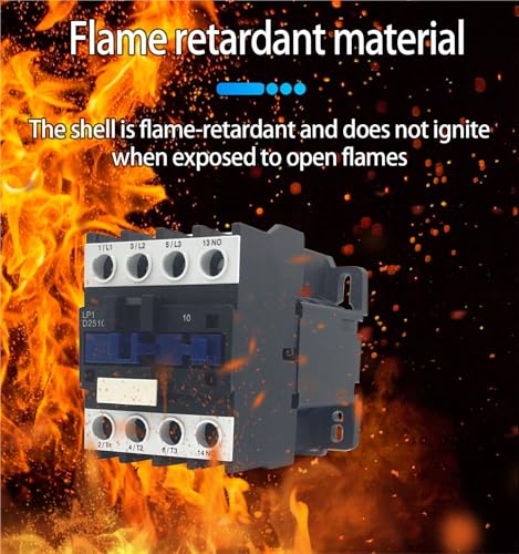 Contacteur de puissance triphasé LC1-1810 avec isolation thermique renforcée 18A - 5