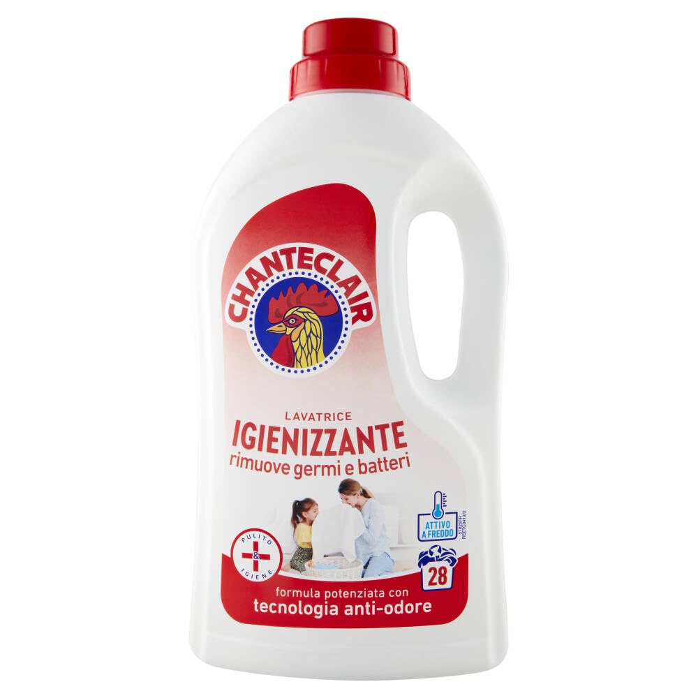 Chanteclair Lavatrice - Pack de prueba Colorati + Higiene - Detergente líquido para la lavadora - Detergente para lavadora - Detergente 28 lavados 1260 ml + llavero Beni Culinari gratuito