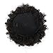 High Puff Afro Ponytail Drawstring Short Afro Kinky Curly Pony Tail Clip in on Synthetic Curly Hair Bun Made of Kanekalon Fiber Puff Ponytail Wrap Updo Hair Extensions with Clips (Dark Brown #2)