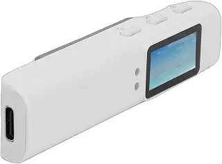 Asixxsix メガネスポーツカメラ、2.7K 30fps HD 110広角0.96インチディスプレイFPVカメラ、2軸安定化機能とロードカムアプリ付き、サイクリング、ハイキング、旅行、ペット、ウォーキ、仕事用 (白)