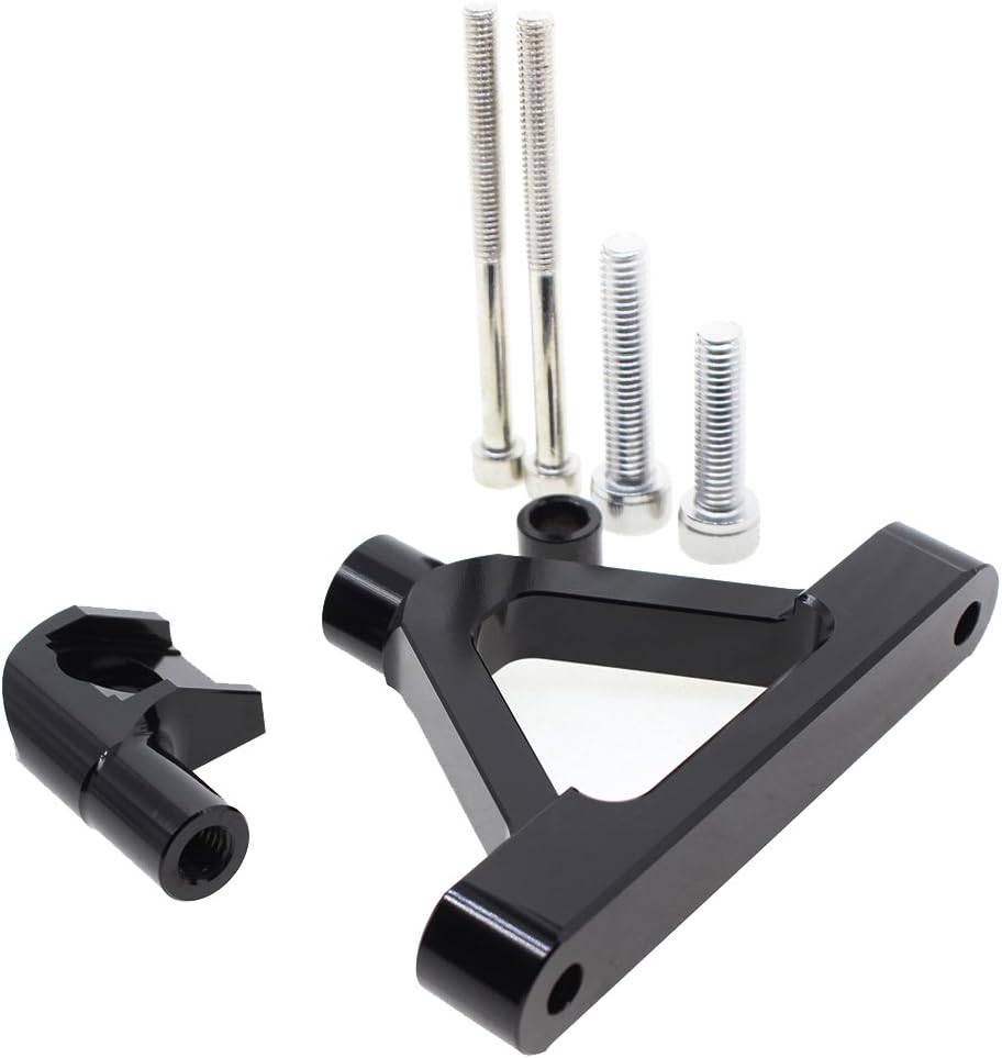 PROCNC Motorcycle Stabilizer Steering Damper Mounting Kit Bracket Support Safety Control Fit for Kawasaki Ninja ZX6R 2007 2008 ZX10R 2004 2005