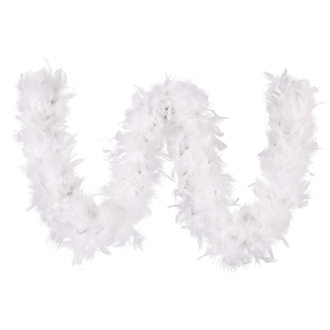 Boas de déguisement pour enfants,Écharpe en plumes blanches de 2 m, idéale pour la décoration de mariage, l'emballage de bouquets DIY