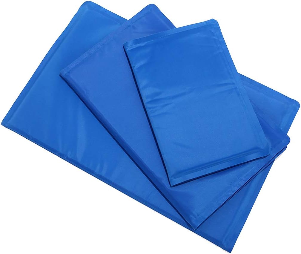 マットレス 自己冷却ペットマットパッド、圧力作動型クールゲルテクノロジー、犬は夏の日も涼しく過熱を防ぎ、家庭や旅行に最適 活性化