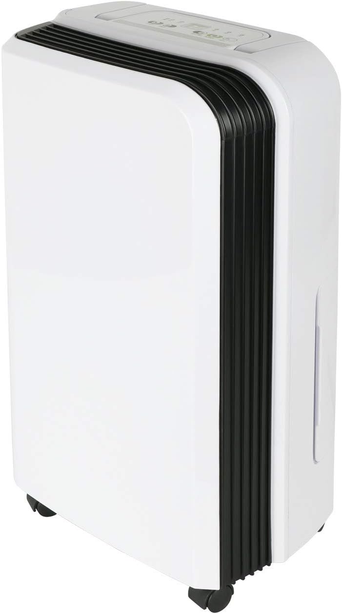 electriQ 12L Slim Design, Digital Humidistat Dehumidifier for Damp Mould and Condensation. freestanding or Wall mountable, Great for Homes up to 3 Bed in Size.