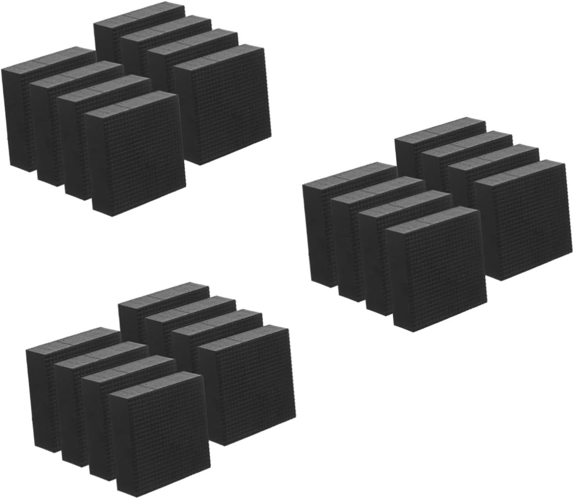 POPETPOP 3sets Table Risers for Desk Legs Bed Lifters Furniture Pads Non-Slip Coasters for Hardwood 8pcs*3