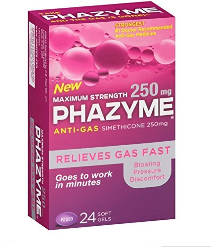 PhazymeMaximum Strength 250 mg Softgels, 24 ea by Phazyme