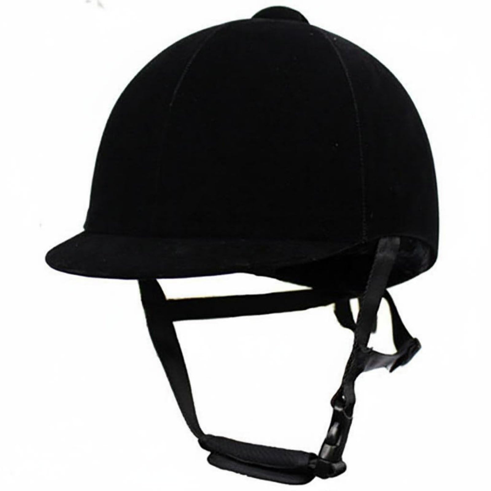 Amagogo Casco Equitazione Velluto Morbido con Fibbia Regolabile Protezione Testa Traspirante da con Sottogola Adatto Uomo Equitazione Classica