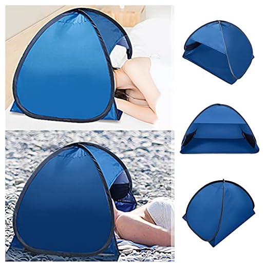 SUNTIRC Beach Tent Anti Uv, Tienda De CampañA Para Playa Upf 50 Pop Up InstantáNeo Refugio Para El Sol