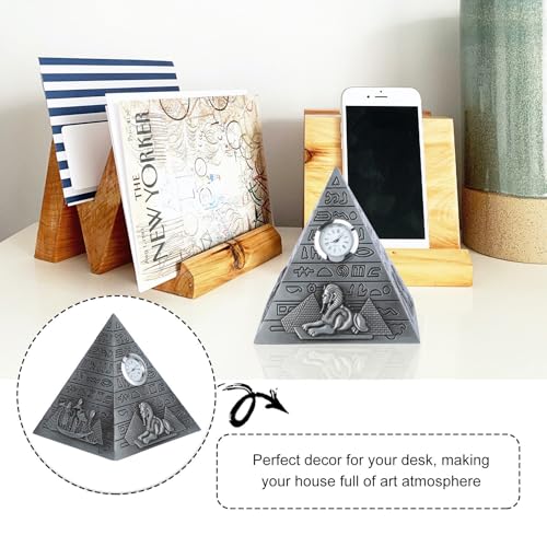 Reloj de sobremesa estilo egipcio para decorar salones y despachos 8