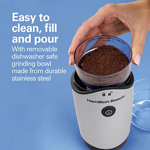 Hamilton Beach 4.5Oz Electric Coffee Grinder For Beans, Spices & More, Stainless Steel Blades, Silver (80350Rv) #TOP1