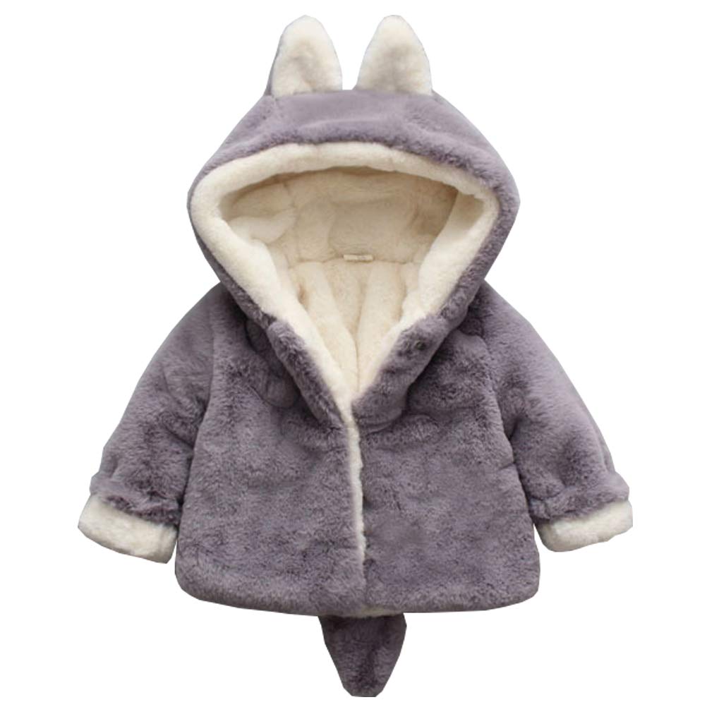 Bambina 0-24 Bella Stampa Con Cappuccio Cartone Animato Innerternet Baby Giacca A Vento Per Bambini Cerniera Cute - 9