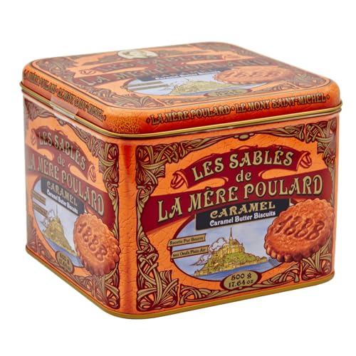 Coffret fer Collector de Sablé Caramel 500g - Biscuiterie La Mère Poulard