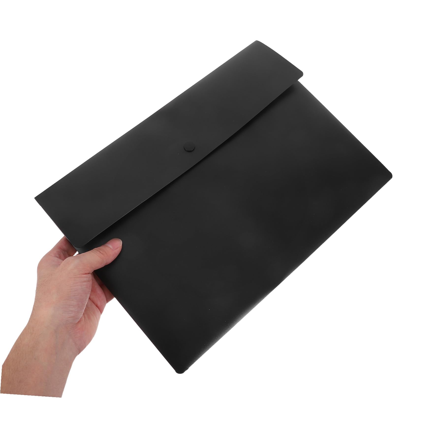 10 Pezzi Buste Documenti Plastica con Bottone Chiusura Scatto Organizer Resistenti Impermeabili per Ufficio Scuola e Business Porta Documenti Eleganti e Funzionali