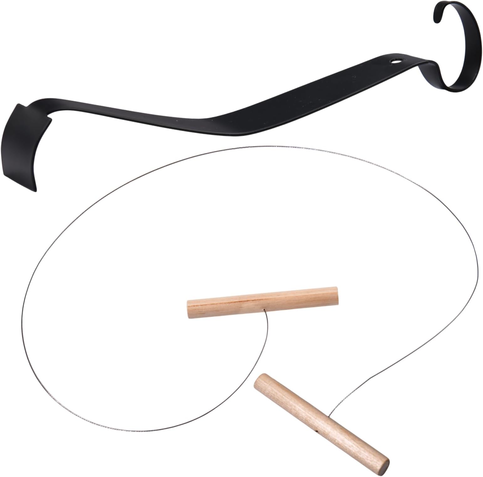 Stainless Steel Pottery Trimming Tools Mud Pottery Wire Tool Double Ended Trim Tool Trimmer Versatile Hand Modelling Scraper for Clay Artists Easy to Use Clay Ceramic Trim Art Craft Supply