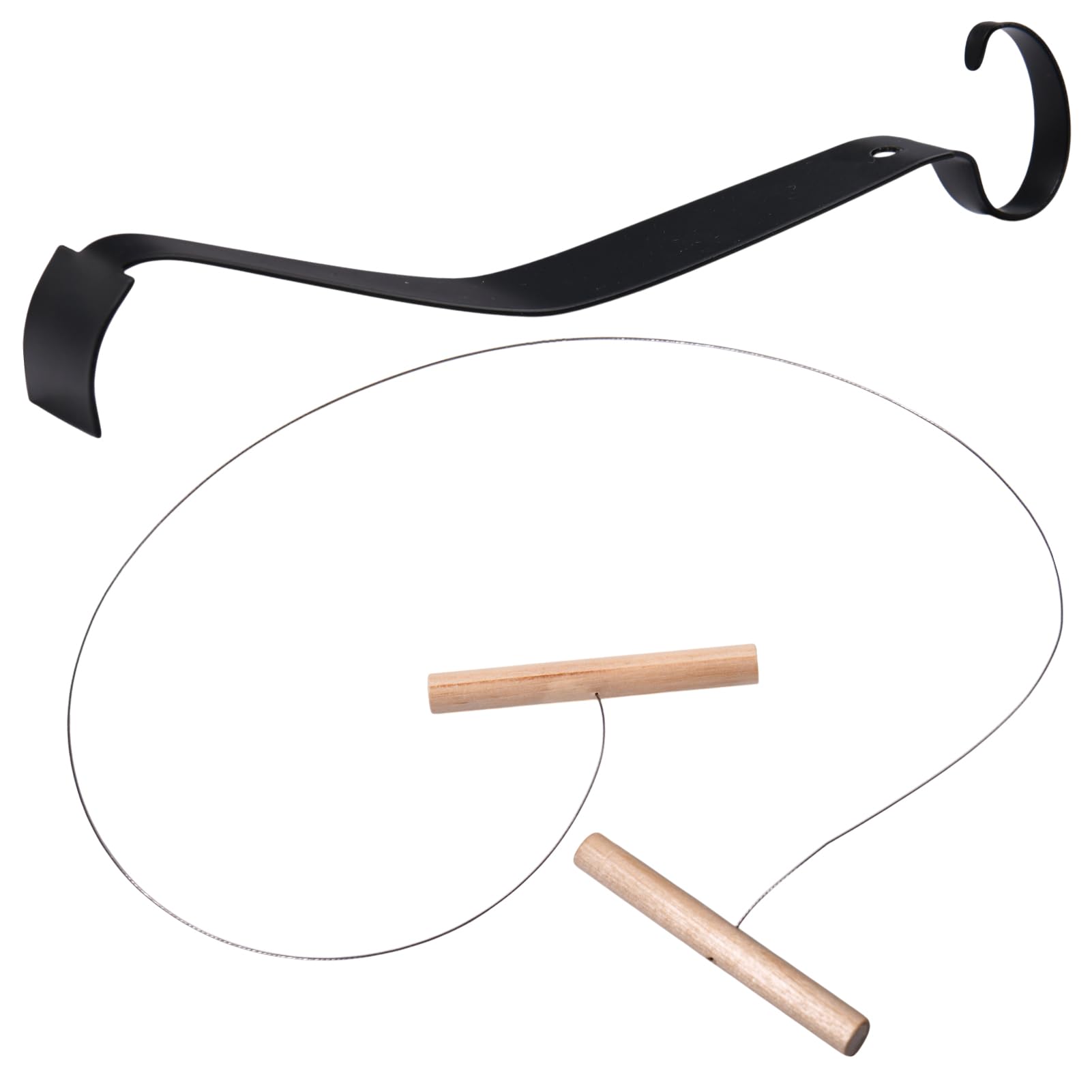 Stainless Steel Pottery Trimming Tools Mud Pottery Wire Tool Double Ended Trim Tool Trimmer Versatile Hand Modelling Scraper for Clay Artists Easy to Use Clay Ceramic Trim Art Craft Supply