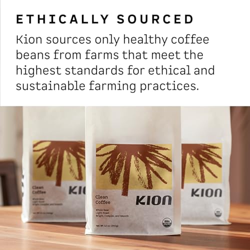 Kion Clean Coffee - Café Orgánico en Grano - Tostado Suave - 12 Oz miniatura 5