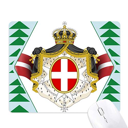 Tapis de souris Danemark emblème national sapin vert en caoutchouc