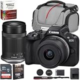 Canon EOS R50 Mirrorless Camera 2-Lens Kit (18-45mm + 55-210mm is STM) | Beach Camera USA Warranty...