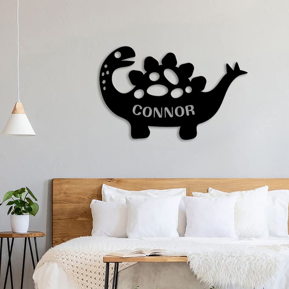 Dinosaur Wall Metal Baby Nursery Wall Decor -Dinosaur Art Decor Dinosaur Wall Decor Perfect for Nursery Bedroom Decoration for Boys Room