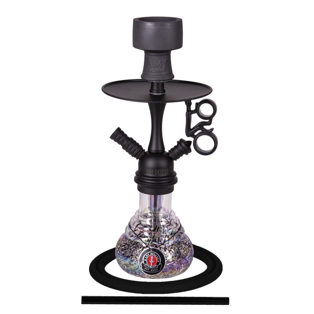 Amy Deluxe German hookah shisha set 760 R Crazy Dots R Amy Crazy Dots 760 Rainbow Black RS