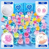 Esyun 100pcs Mini Glow in The Dark Animal Resin Models,Blind Bag Mystery Resin Animals, Miniatures Decor for Fairy Garden, Micro Landscape & Aquarium, Random Style DIY Accessories