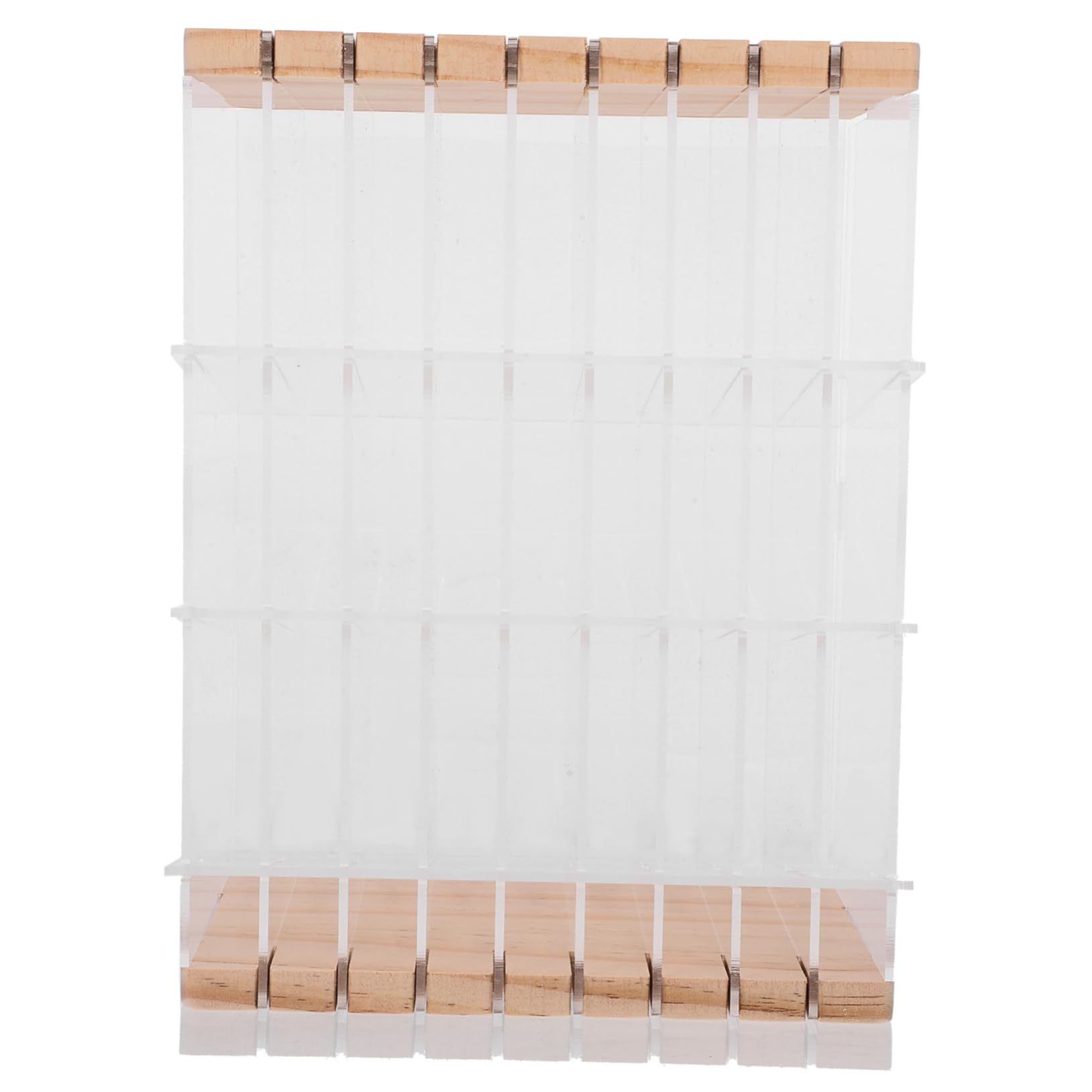 Porte-stylo en acrylique à 3 sections Mark pour optimiser le rangement de bureau