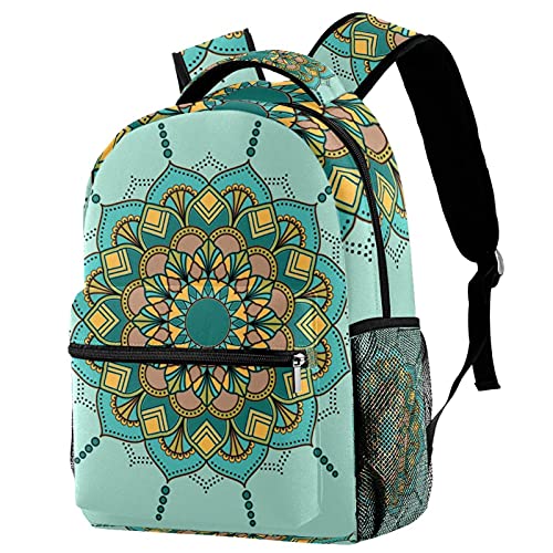 Sac à dos ordinateur portable à motif mandala floral, un cadeau original