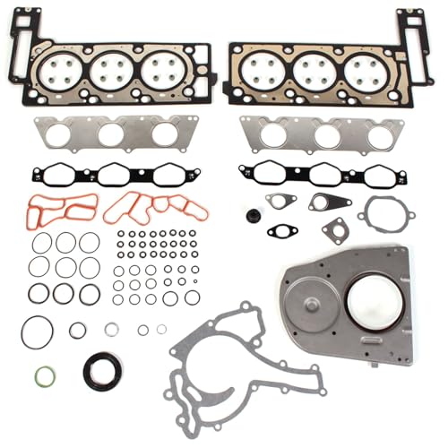 Image of AUCERAMIC M272 Cylinder Head Gasket Set Fit for 2005-2014 Mercedes-Benz W203 W204 W211 W212 E230 E280 E300 C230 C280 C300 CLC230 CLK280 CLS280 CLS300 GLK280 SLK300 3.0L 2.5L
